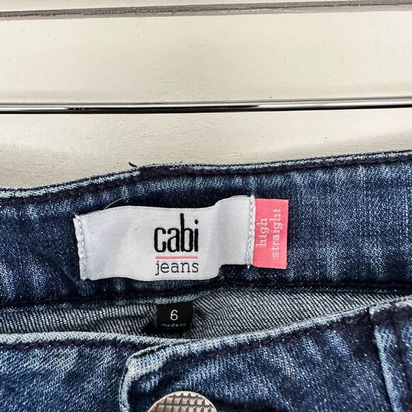 Cabi Women’s 6 High Straight Jeans - Picture 2 of 5